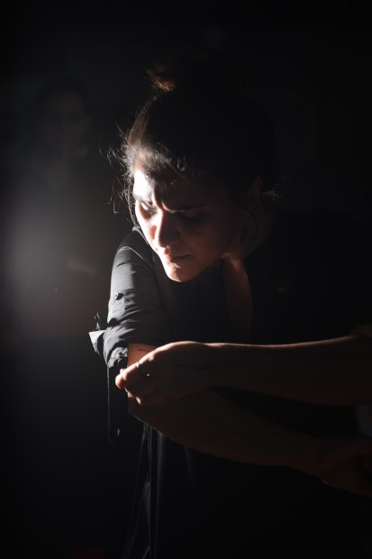 Maryam Taghavi performing at hub14, Toronto 2014